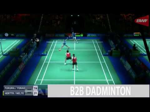 Badminton 2017 German Open R16  Naoko FUKUMAN Kurumi YONAO vs Isabel HERTTRICH Carla NELTE