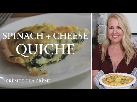 How to Make The Best Spinach + Cheese Quiche | Crème de la Crème