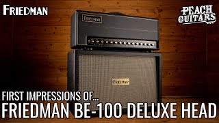 Video thumbnail for First impressions of...Friedman BE-100 Deluxe Head by Peach Guitars