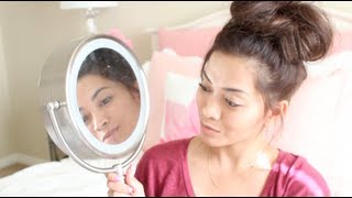 NO MIRROR Makeup Challenge Tag! - ThatsHeart