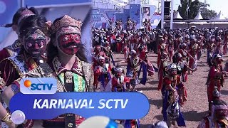 Download lagu SUPER MERIAH! Aksi 100 Penari Topeng Kelana Udeng Indramayu Tunjukkan Budaya | Karnaval SCTV mp3