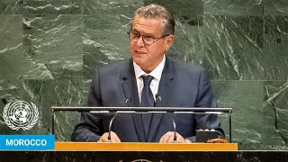 🇲🇦 Morocco - Head of Government Addresses United Nations General Debate, 80th Session | #UNGA
