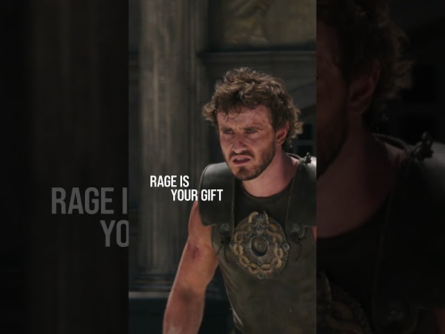 Rage can be a gift