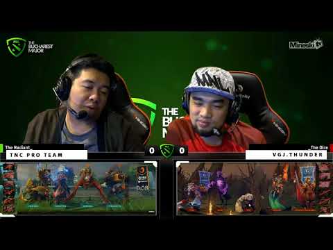 TNC Pro Team vs VGJ Thunder | Game 1 | The Bucharest Major 2018