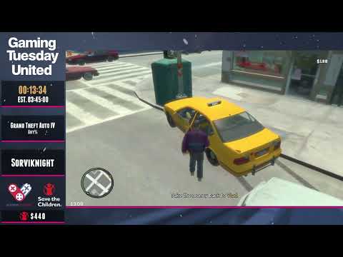 GTU2022 - Grand Theft Auto IV Any% by Sorviknight