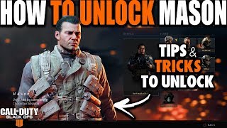 HOW TO UNLOCK MASON IN BLACK OPS 4 BLACKOUT | How to Unlock Characters in Call of Duty Black Ops 4