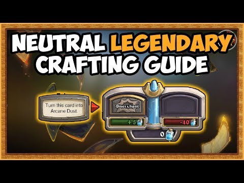 Hearthstone: Neutral Legendary Crafting Guide - Rastakhan Rumble Updated