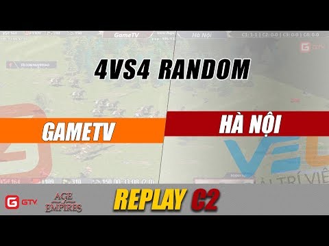Replay C2 | 4vs4 Random | GameTV vs Hà Nội | Ngày 29/04/2019