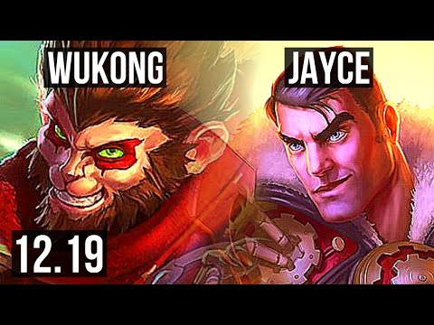 WUKONG vs JAYCE (TOP) | 4/1/2, 400+ games | KR Master | 12.19