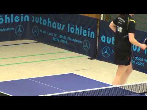 Tischtennis 2.Liga Wendelstein vs Baunatal2013 (8)Jessika Weikert vs A. Galic3