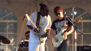 Bryan Schwab with Eric Gales @ Heritage Music BluesFest 2015