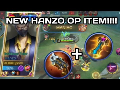 TOP 1 GLOBAL HANZO BUILD!!!HANZO NEW OVERPOWERED ITEM!!TRY AND EXPERIENCE THE DAMAGE!!