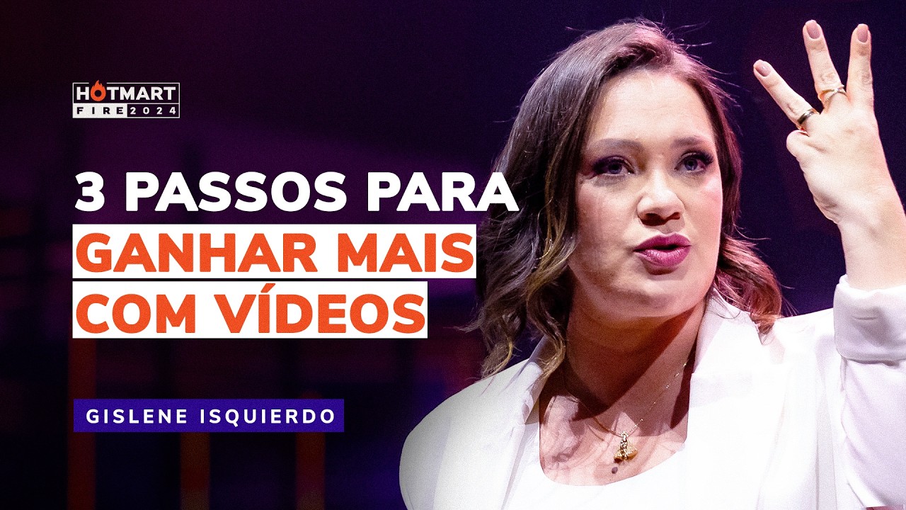 Do Destrave aos Milhões: 3 Passos para Bombar no Marketing Digital - Gi Isquierdo no Hotmart FIRE
