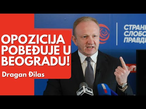 ĐILAS: 60% GRAĐANA U BEOGRADU GLASA ZA OPOZICIJU!