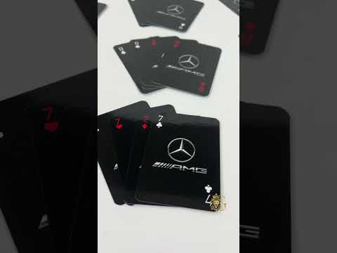 Игральные карты логотипом Mercedes - фото 1 - id-p1799495247