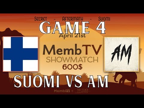Showmatch  Suomi vs aM game 4 - Donut BOA memories Hype
