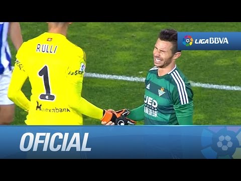 Error en la salida de Rulli y Ricky rematando fuera