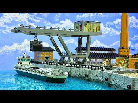 Hafenanlage mit erstem Schiff! - Bau einer LEGO Stadt Teil 325.