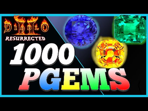 Rerolling Grand Charms w/ 1000 Perfect Gems  - Diablo 2 Resurrected Season 3