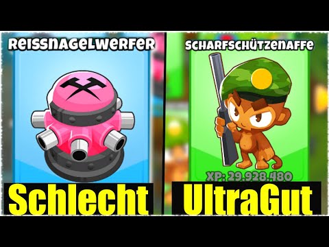WELCHER AFFE IST DER STÄRKSTE IM SPIEL? - Bloons TD6 [Deutsch/German]