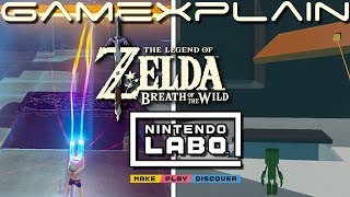 Amazing Recreation of Zelda Breath of the Wild Shrine Made...in Labo VR Garage?!