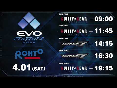【Streaming B, Day 2 (1/2)】EVO Japan 2023【Full stream】