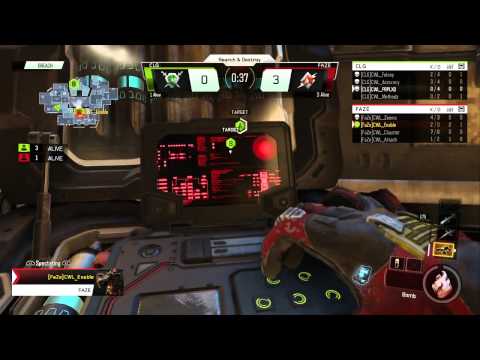 3/15 NA Pro Division FaZe Clan vs Counter Logic Gaming - Call of Duty® World League