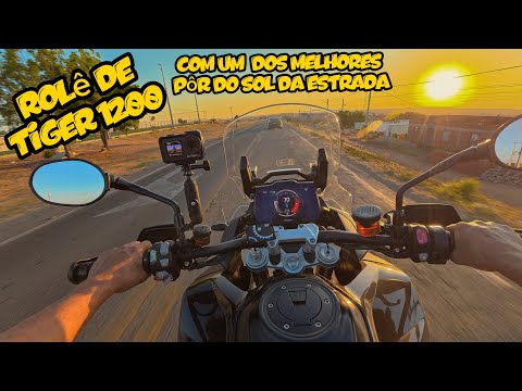 Rolê aleatório de Tiger 1200 de Pedra Branca a Mombaça, Ceará.