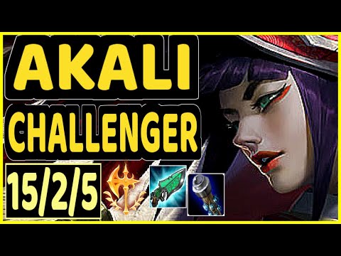 BWIPO (AKALI) vs JAX - 15/2/5 KDA CHALLENGER GAMEPLAY - EUW