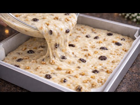 Moist Nut Cake with Raisins – Even Better the Next Day! 🍰