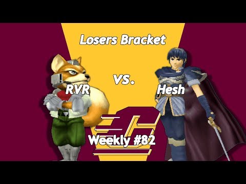 RVR (Fox) vs Hesh (Marth) - SSBM Singles - CMU Weekly #82