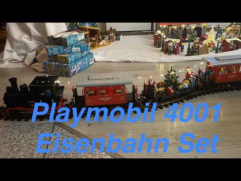 Playmobil Eisenbahn Set 4001 / LGB Gartenbahn Playmobil Artikel 4001 mit on Board Drive!