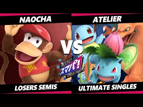 Sumapa 92 Losers Semis - Naocha (Diddy Kong) Vs. Atelier (Pokemon Trainer) Smash Ultimate - SSBU