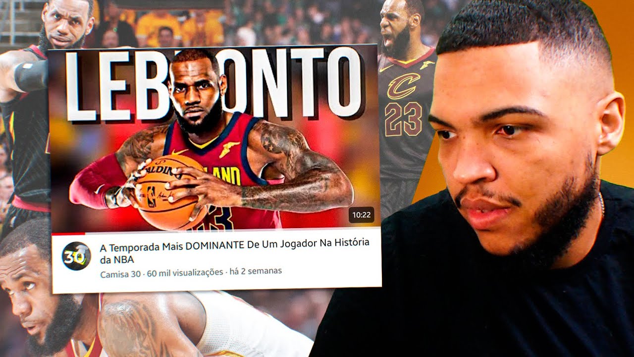 A TEMPORADA MAIS DOMINANTE DE UM JOGADOR NA HISTÓRIA DA NBA! | React do Jota Jogadas