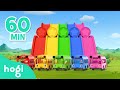 Learn Colors with Slide and Bus! | Compilation | BEST Colors for Kids | Pinkfong & Hogi