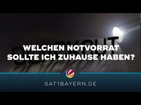 Vorbereitung auf Blackout: Diesen Notvorrat sollte jeder zuhause haben