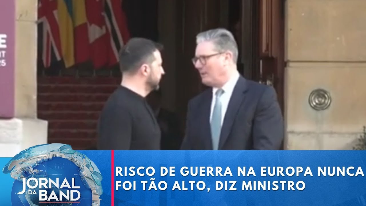 Risco de guerra na Europa nunca foi tão alto, diz ministro da França | Jornal da Band