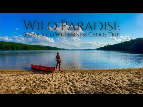 Das Paradies finden auf einer 5-tägigen Solo-Kanutour durch die Wildnis