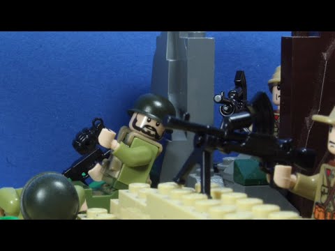 LEGO ww2 battle of Okinawa full battle (stop motion)