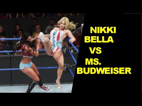 WWE 2K19 Nikki Bella vs Ms. Budweiser - Extreme Rules