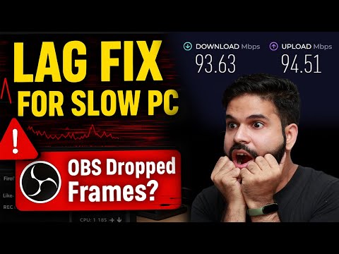 OBS Dropped Frame Problem | INTERNET SPEED FOR OBS | Smooth streaming in OBS