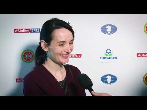2019 Women's Candidates. Round 8. Interview with Kateryna Lagno.