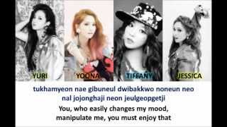 SNSD Girls&#39; Generation  XYZ (lyrics &amp; eng sub)