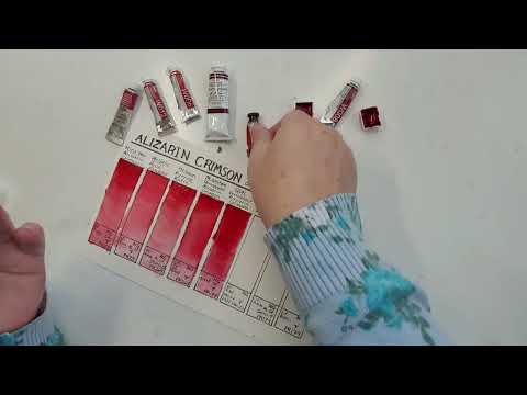 Alizarin Crimson and Lightfast Substitutions in Watercolour