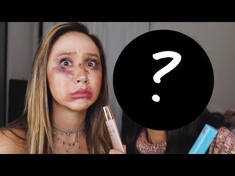 BLINDFOLDED MAKEUP CHALLENGE W/ BEST FRIEND!!