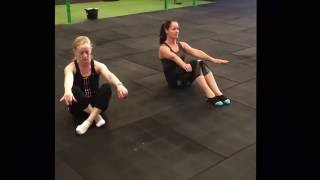 Sitting to standing without hands