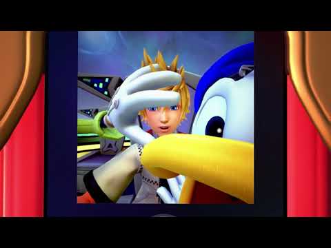 Roxas calls King Micky aboard Gummi Ship | Japanese cutscene