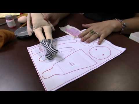 Mulher.com 13/02/2015 Boneca Gojuss por Elisangela Martins Parte 1