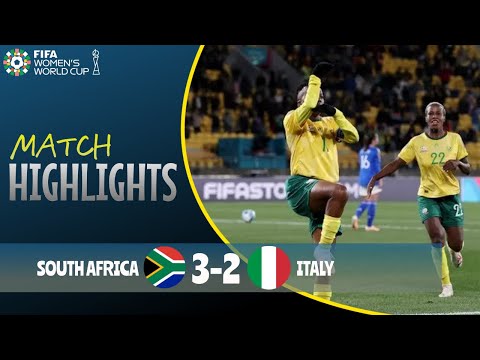 South Africa vs Italy | 3-2 | FIFA Women's World Cup 2023 | Banyana Banyana vs Italy