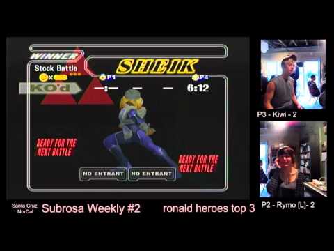 Subrosa Weekly #3 - Friendly Times - Mateo (Sheik) v Ham Destroyer (Peach)